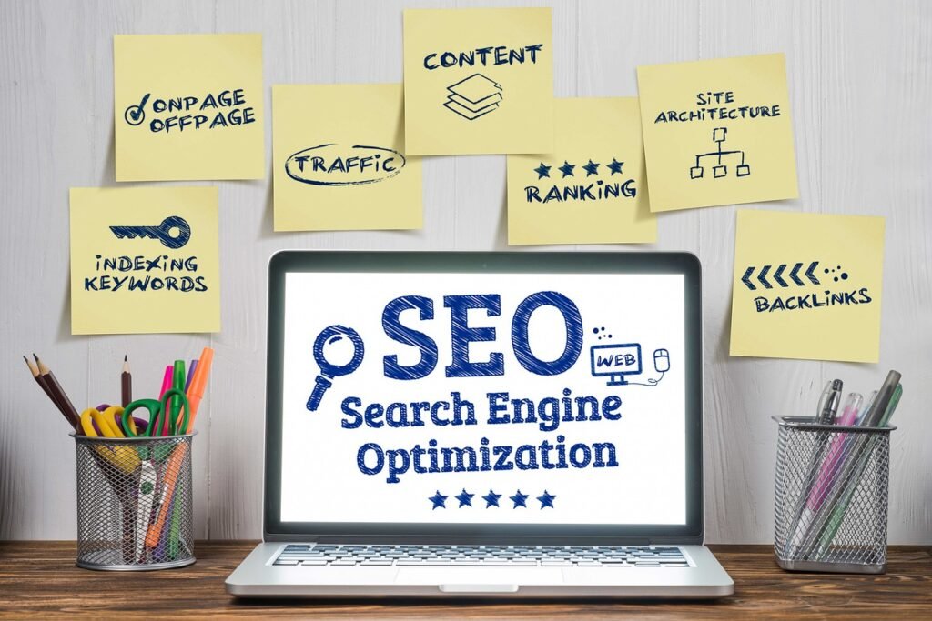 SEO optimization service improving Google rankings for businesses